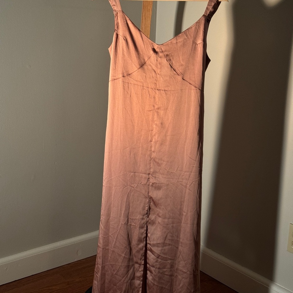 Farrow silk-like maxi dress